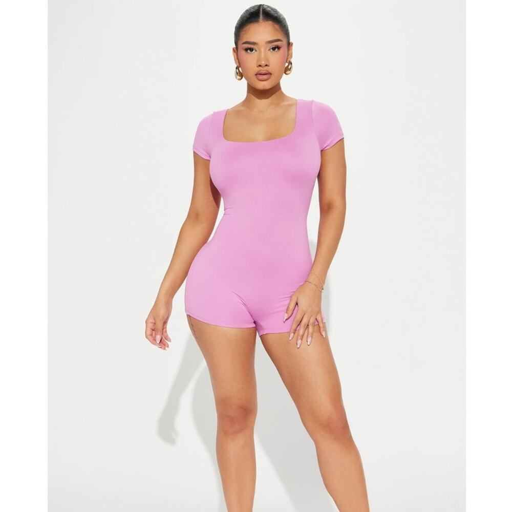 NWT FASHION NOVA Pink Romper